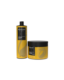 Lot X 10 Shampoings & Masques Kératine & Mangue – Bohême Secret 500 ml