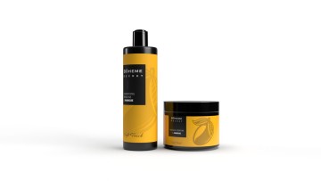 Shampoing & Masque Kératine & Mangue – Bohême Secret 500 ml